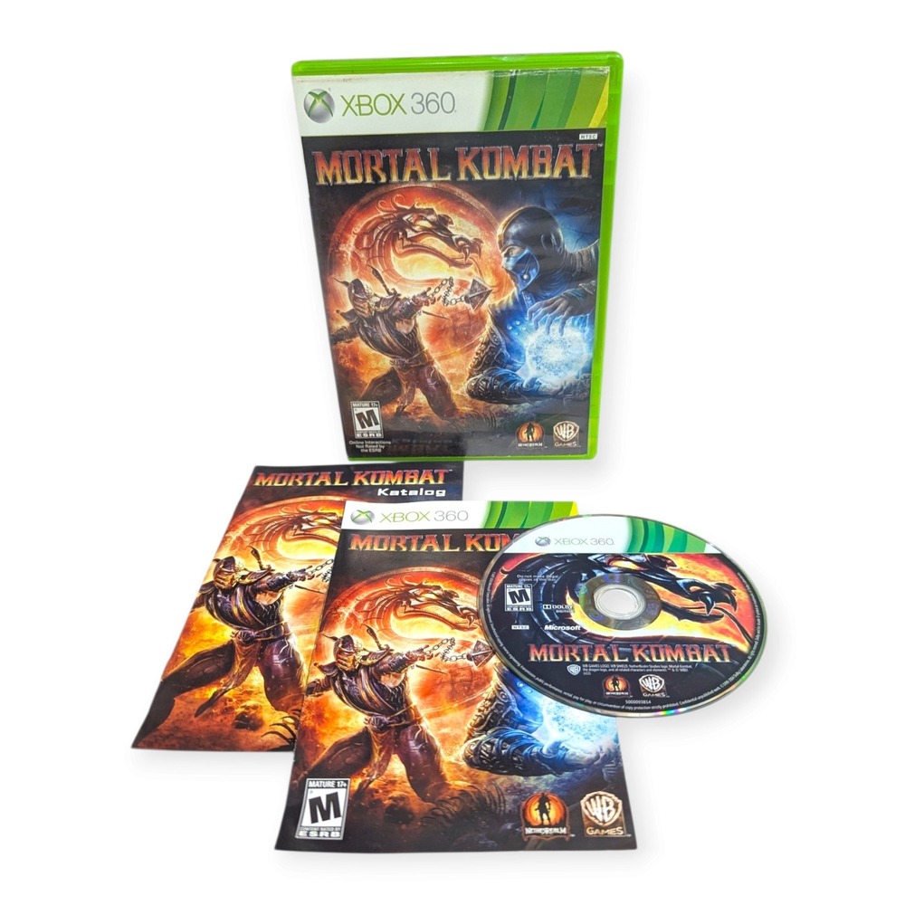 MortalKombat Xbox 360 CIB 2011 Fighting Game Warner Bros NetherRealm